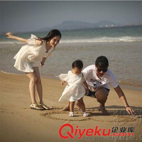 雪紡衫 2015夏裝歐美新品女裝糖果色百搭拼接假兩件吊帶背心雪紡裙打底衫