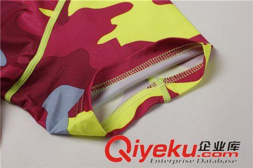健身緊身衣 2015新款迷彩系列健身跑步戶外運(yùn)動(dòng)急速快干訓(xùn)練服短袖緊身衣原始圖片3