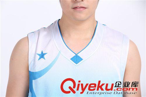籃球服 2015-2016新款漸變色休閑運動籃球服套裝660藍色專業球服團購原始圖片3