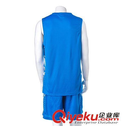 籃球服 越奧2015年休閑運動籃球服套裝1509藍色吸汗透氣球衣專業球服原始圖片2