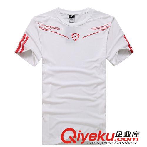 夏季潮流短袖t恤 2015春夏裝新款條紋圓領(lǐng)優(yōu)質(zhì)純棉舒適套頭直筒短袖運(yùn)動(dòng)服男士T恤