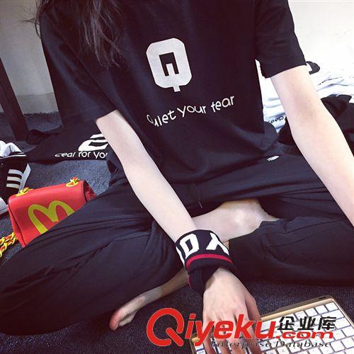 T恤 情侶夏裝短袖T恤 2015男女印花短袖情侶裝夏韓版情侶班服潮363原始圖片3
