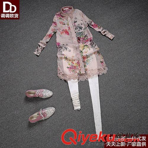 2015.3月春裝新款 歐洲站2015新款棉麻襯衫女 歐美創(chuàng)意小清新白襯衫女長(zhǎng)袖 C3007