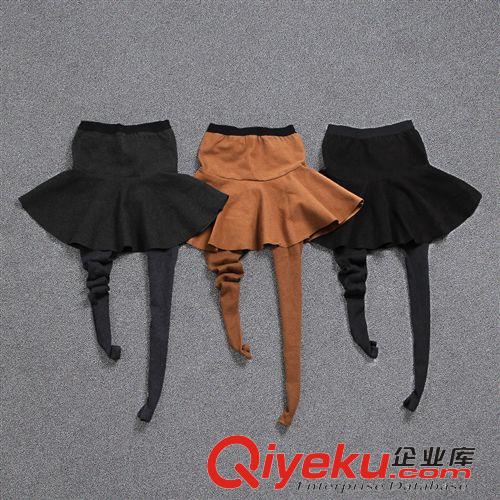 【下裝系列】 歐洲站2015春裝新款歐美女裝抓絨時(shí)尚百搭外穿打底裙褲 X2194原始圖片2