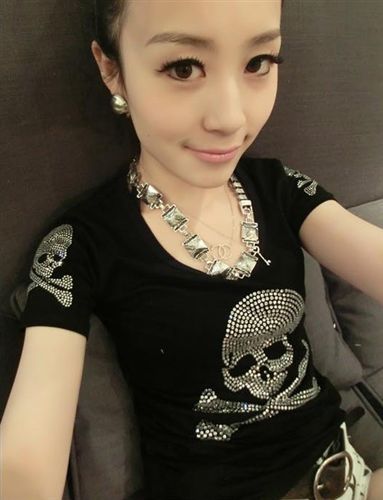 T恤 2014新款高領長袖打底衫女秋冬加厚新款韓版修身顯瘦純棉T恤