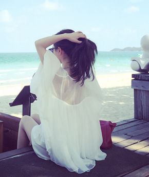 4月。新款 207# 2015新款 時(shí)尚韓版仙仙的超顯瘦褶皺TOP 配內(nèi)搭吊帶原始圖片3