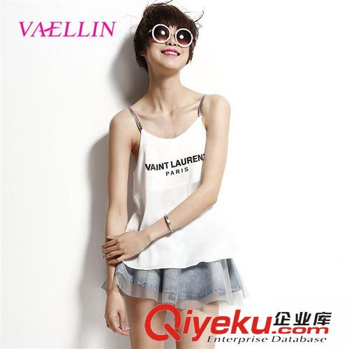 吊帶衫/小背心/裹胸 2015夏季新款歐洲站時尚舒適性感女士蕾絲深V領打底衫小背心批發
