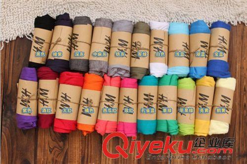 4月新品 莫代爾打底褲女韓版潮大碼春夏糖果色顯瘦修身彈力九分褲 色原始圖片2