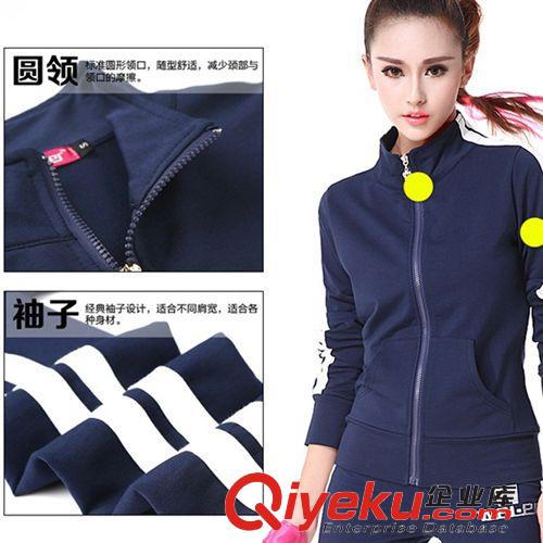 春裝新品 2015春秋新款時尚女裝套裝 顯瘦顯高運動女款套裝 休閑運動套裝女原始圖片3