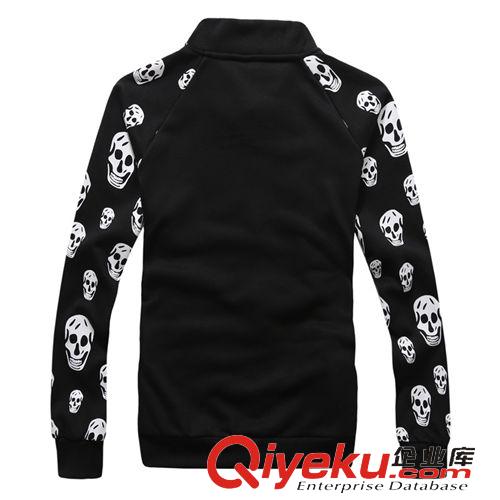 情侶裝 2013秋冬款 骷髏頭潮牌休閑服情侶套裝運動服衛(wèi)衣套裝批發(fā)零售原始圖片3