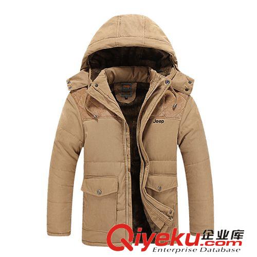 休閑褲 廠家直銷 冬季新款品牌商務(wù)男裝 中老年男士羽絨棉服外套 加厚原始圖片3