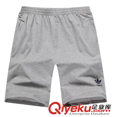 休閑褲 新款夏季男士純棉運動五分褲中褲松緊男大碼休閑褲一件批發(fā)8815原始圖片2