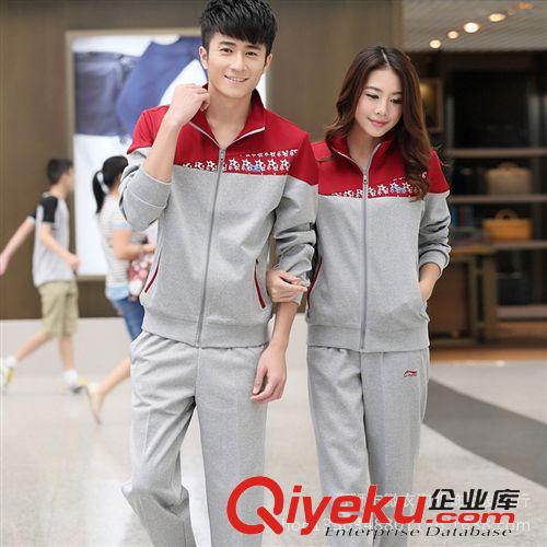 情侶套裝 批發(fā) 秋裝新款女 運(yùn)動(dòng)服 男運(yùn)動(dòng)套裝女 情侶運(yùn)動(dòng)休閑套裝 長袖 薄原始圖片2