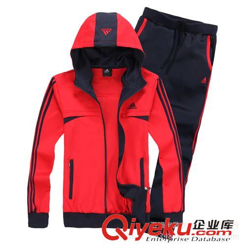 情侶套裝 石獅工廠直銷淘寶爆款春秋新款情侶運(yùn)動(dòng)套裝男士運(yùn)動(dòng)服休閑套裝女原始圖片2