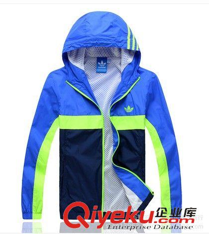 戶外風衣 廠家直銷 2014新款戶外品牌運動風衣男 女式休閑風衣秋季 連帽 薄原始圖片3