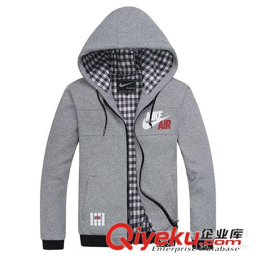 戶外風(fēng)衣 14秋冬新款運(yùn)動(dòng)衛(wèi)衣男士 品牌男式休閑韓版運(yùn)動(dòng)拉鏈連帽衛(wèi)衣定做原始圖片2