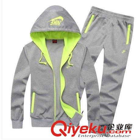運(yùn)動(dòng)套裝 廠家直銷(xiāo)春秋新款品牌運(yùn)動(dòng)套裝男運(yùn)動(dòng)服男士連帽運(yùn)動(dòng)衛(wèi)衣休閑套裝原始圖片3