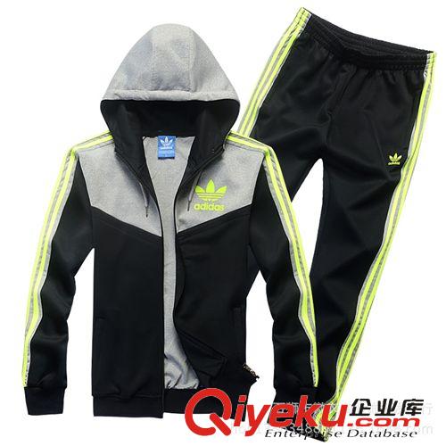 運(yùn)動(dòng)套裝 廠家供貨秋裝新款運(yùn)動(dòng)品牌男士長(zhǎng)袖純棉運(yùn)動(dòng)服男休閑套裝 團(tuán)購服原始圖片2