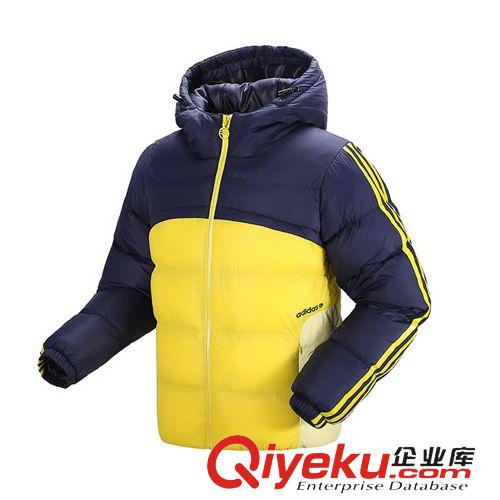 棉衣 廠家直銷69825明星同款陳奕訊代言加絨男式連帽運動棉衣加厚外套