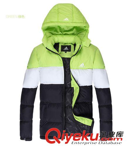 棉衣 廠家直銷69825明星同款陳奕訊代言加絨男式連帽運動棉衣加厚外套