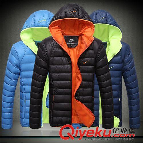 羽絨服 工廠供貨 運動品牌男式羽絨服 冬季新款加厚連帽羽絨棉服外套批發