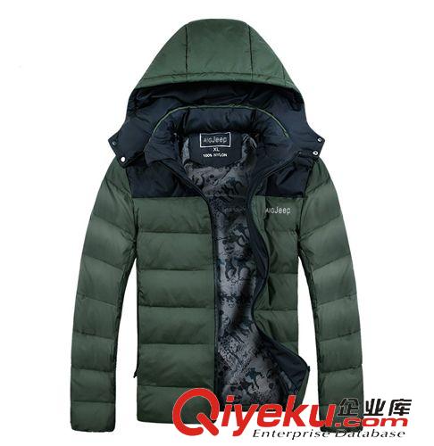 羽絨服 廠家直銷爆款棉衣男冬季新款加絨帶帽老年男士羽絨棉衣服外套原始圖片2