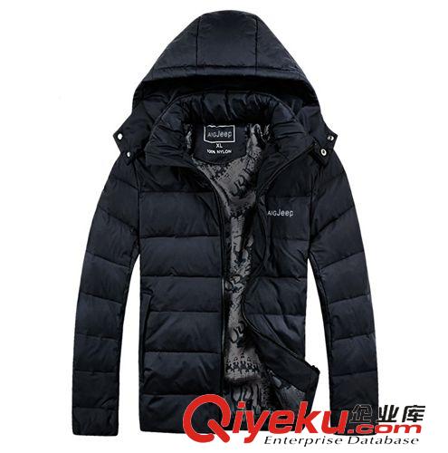羽絨服 廠家直銷爆款棉衣男冬季新款加絨帶帽老年男士羽絨棉衣服外套原始圖片3