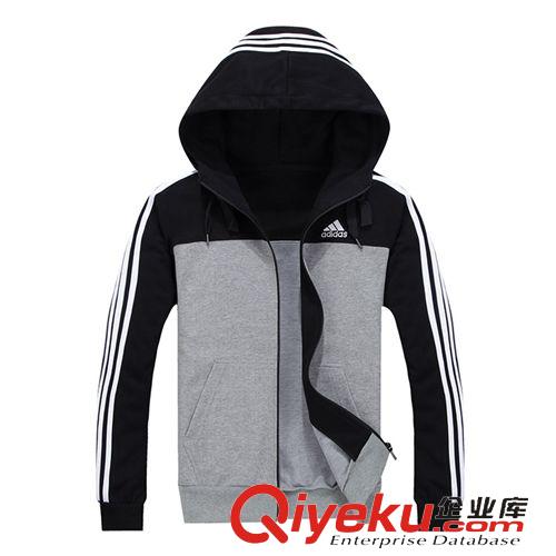 衛(wèi)衣 2015新款春裝純棉運(yùn)動(dòng)衛(wèi)衣男士連帽休閑運(yùn)動(dòng)品牌衛(wèi)衣外套定做批發(fā)原始圖片2
