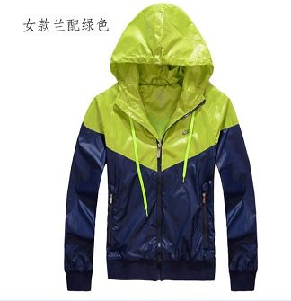 衛(wèi)衣 廠家直銷14新款品牌情侶運動風(fēng)衣男秋季女式連帽運動戶外風(fēng)衣薄款原始圖片2