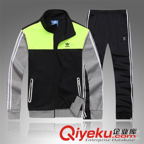 衛(wèi)衣套裝 2014新款品牌套裝 運(yùn)動(dòng)服休閑服裝純棉男式運(yùn)動(dòng)套裝男