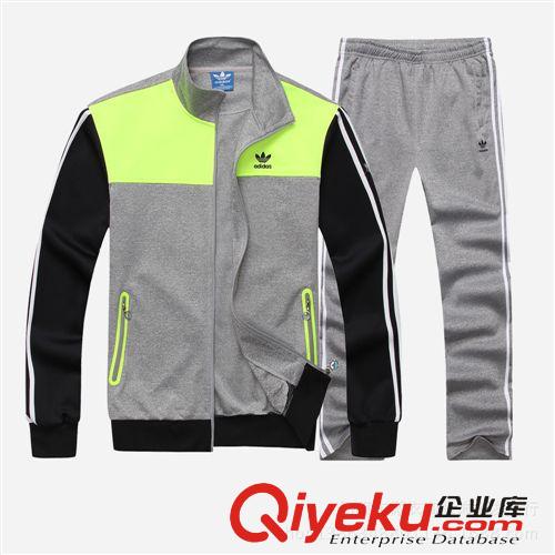 衛(wèi)衣套裝 2014新款品牌套裝 運(yùn)動(dòng)服休閑服裝純棉男式運(yùn)動(dòng)套裝男原始圖片3