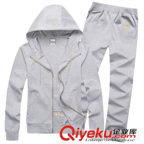 衛(wèi)衣套裝 廠家直銷2014新款女裝運(yùn)動(dòng)套裝 女 春秋時(shí)尚休閑女士衛(wèi)衣套裝定做原始圖片3