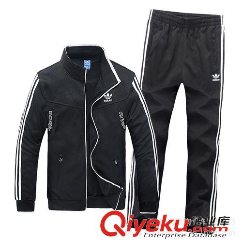 運(yùn)動(dòng)長(zhǎng)褲 廠家直銷 品牌套裝 運(yùn)動(dòng)服休閑套裝批發(fā)秋季純棉運(yùn)動(dòng)套裝男長(zhǎng)袖薄