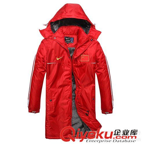 皮衣 工廠直銷14新款男式大衣冬季 長(zhǎng)款 中老年加厚加絨男士運(yùn)動(dòng)棉大衣