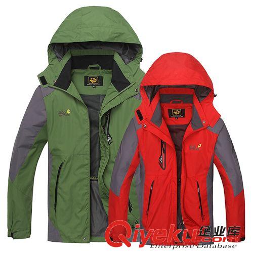 2015單層沖鋒衣（春款） 批發廠家直銷 正品戶外服沖鋒衣男女外套春秋新款防水風衣登山服原始圖片3