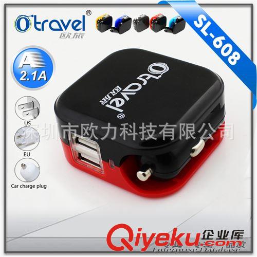 車載充電器 廠家批發新款5V2.1A雙USB車載充電器MINIgd禮品車充