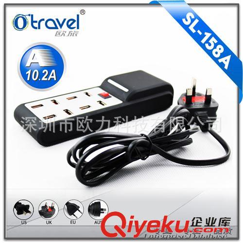 智能充電站 【新產品】USB排插 8口10A大電容多智能USB充電站 智能識別端口原始圖片2