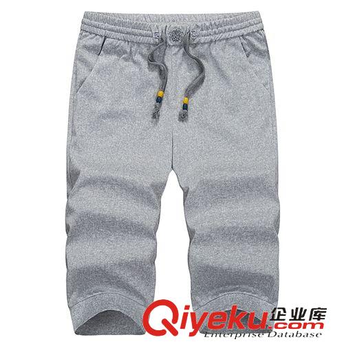 掌柜推薦（3）期爆款 2015夏季新款男士休閑褲 韓版時尚運動七分褲男式衛(wèi)褲批發(fā)原始圖片3