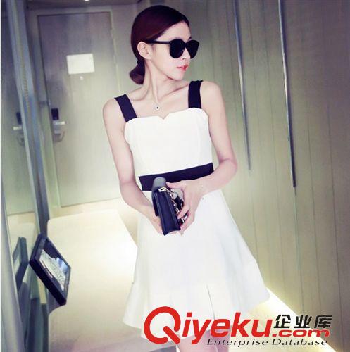 2015.3月春款二季 2015春裝新款韓版女裝拼接修身通勤裝 連衣裙