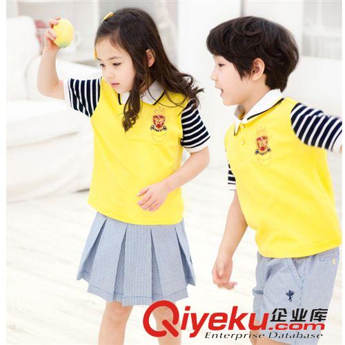 幼兒園服專區 2015夏裝韓版貴族小學生班服校服留意表演合唱服X17廠家定制
