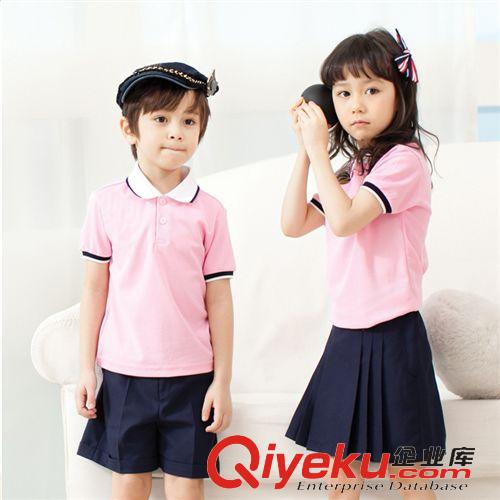 幼兒園服專區 兒童童裝夏裝2015韓版新款幼兒園園服初中小學生校服套裝夏款X19原始圖片3