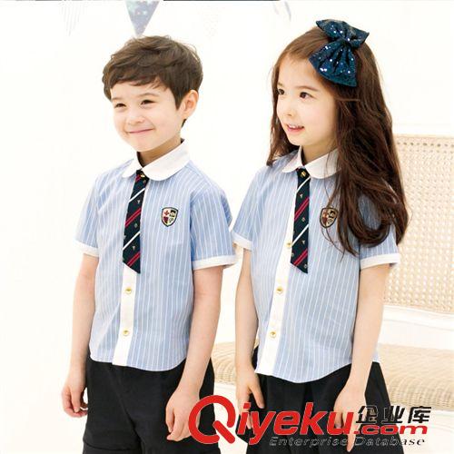 幼兒園服專區 兒童男女童裝夏裝2014韓版英倫學院幼兒園園服小學生校服套裝XL11