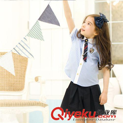 幼兒園服專區 兒童男女童裝夏裝2014韓版英倫學院幼兒園園服小學生校服套裝XL11