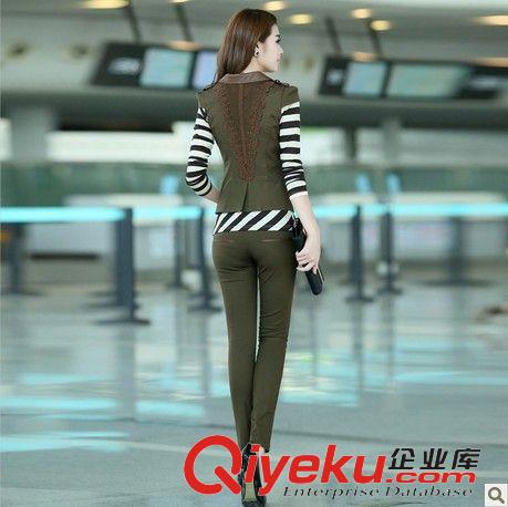 小香風系列 2015春裝新款 韓版三件套 OL套裝 修身顯瘦氣質女裝原始圖片2
