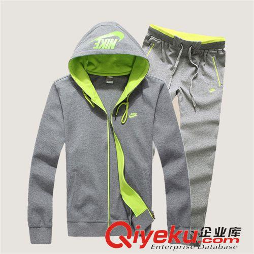 運(yùn)動(dòng)、休閑套裝 品牌爆款2015春秋新款純棉男士運(yùn)動(dòng)服 男中青年長(zhǎng)袖套裝高檔套服原始圖片3