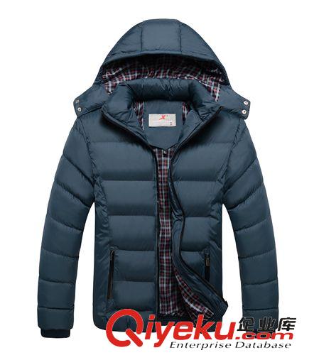 運動羽絨服 新款冬季男士保暖羽絨服 修身保暖棉衣男 休閑運動帥氣羽絨服批發(fā)原始圖片3
