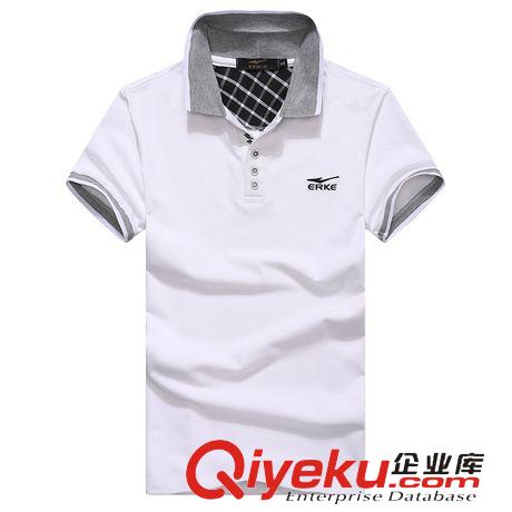 運動T恤、POLO衫 休閑男裝 2015夏裝新品t恤男士短袖 翻領男式萊卡棉運動T恤衫批發原始圖片2