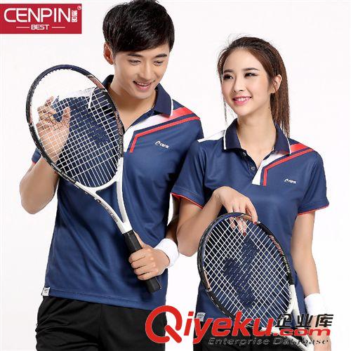 2015夏季新款 CENPIN誠品2015夏季新款情侶款羽毛球服套裝短袖短裙套裝