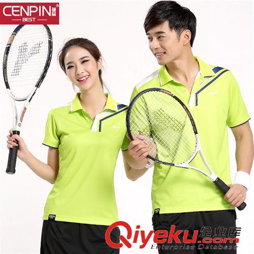 2015夏季新款 CENPIN誠品2015夏季新款情侶款羽毛球服套裝短袖短裙套裝