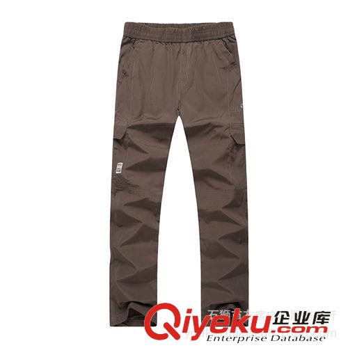 長褲/棉褲 戶外運動沖鋒褲男 套網松緊戶外運動褲  多袋速干褲 原單批發(fā)原始圖片3